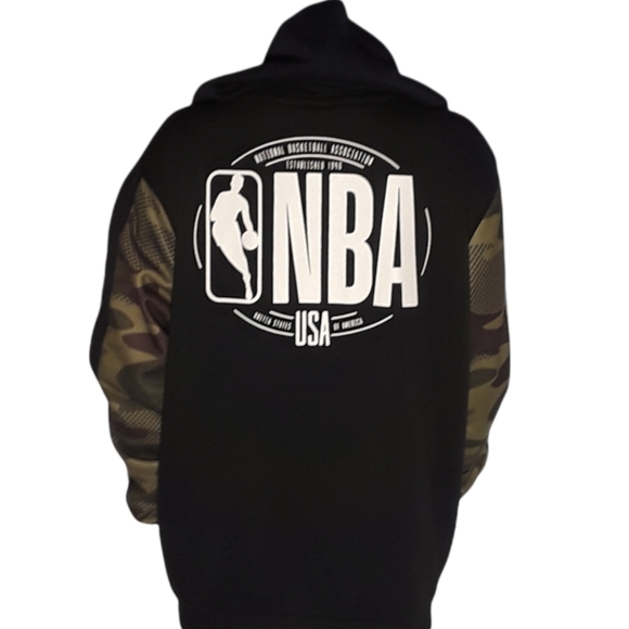NBA Black/Camo Hoodie Pullover - Picture 4 of 8